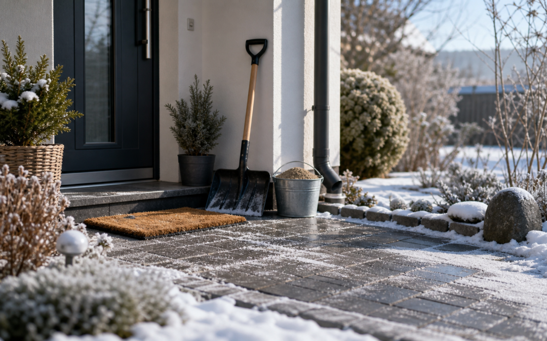 Winterpflege rund ums Haus: Wege, Rohre und Eingangsbereich im Blick